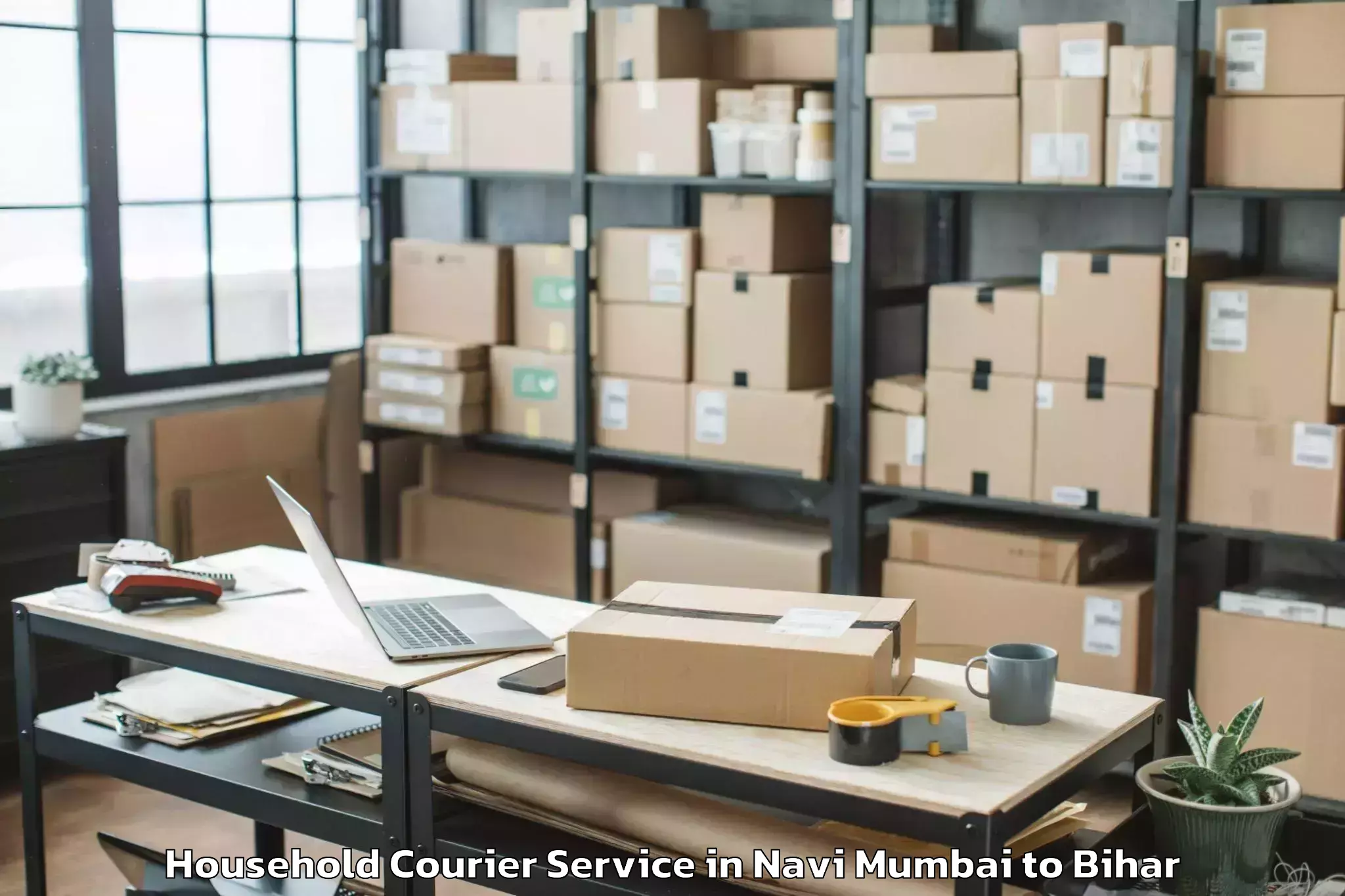 Efficient Navi Mumbai to Singhia Household Courier